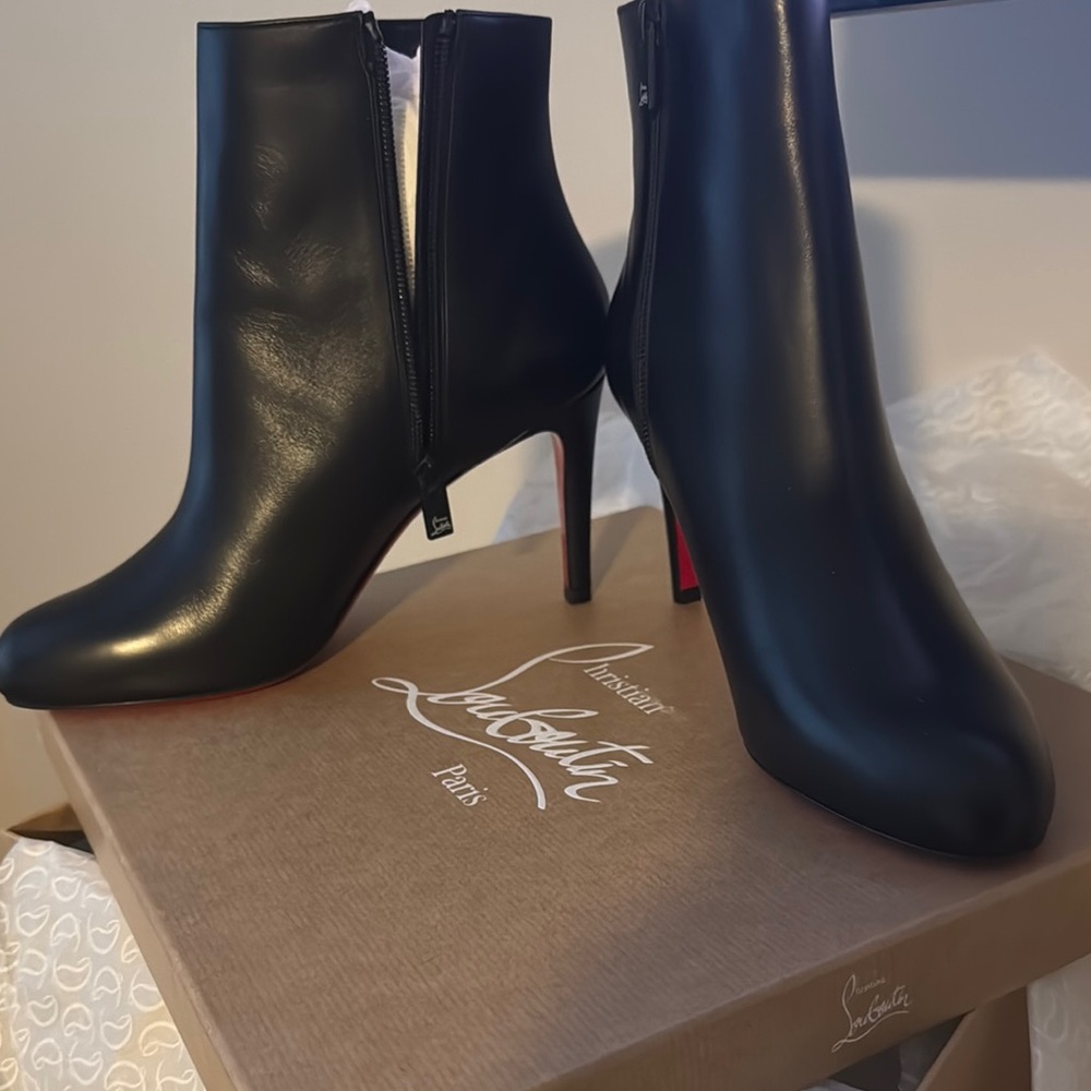 Christian Louboutin Black Ankle Boots